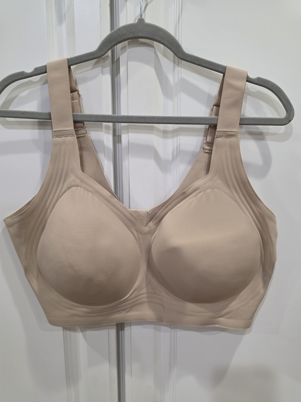 Smooth Nude Support Full-Coverage Bra with Wide Straps